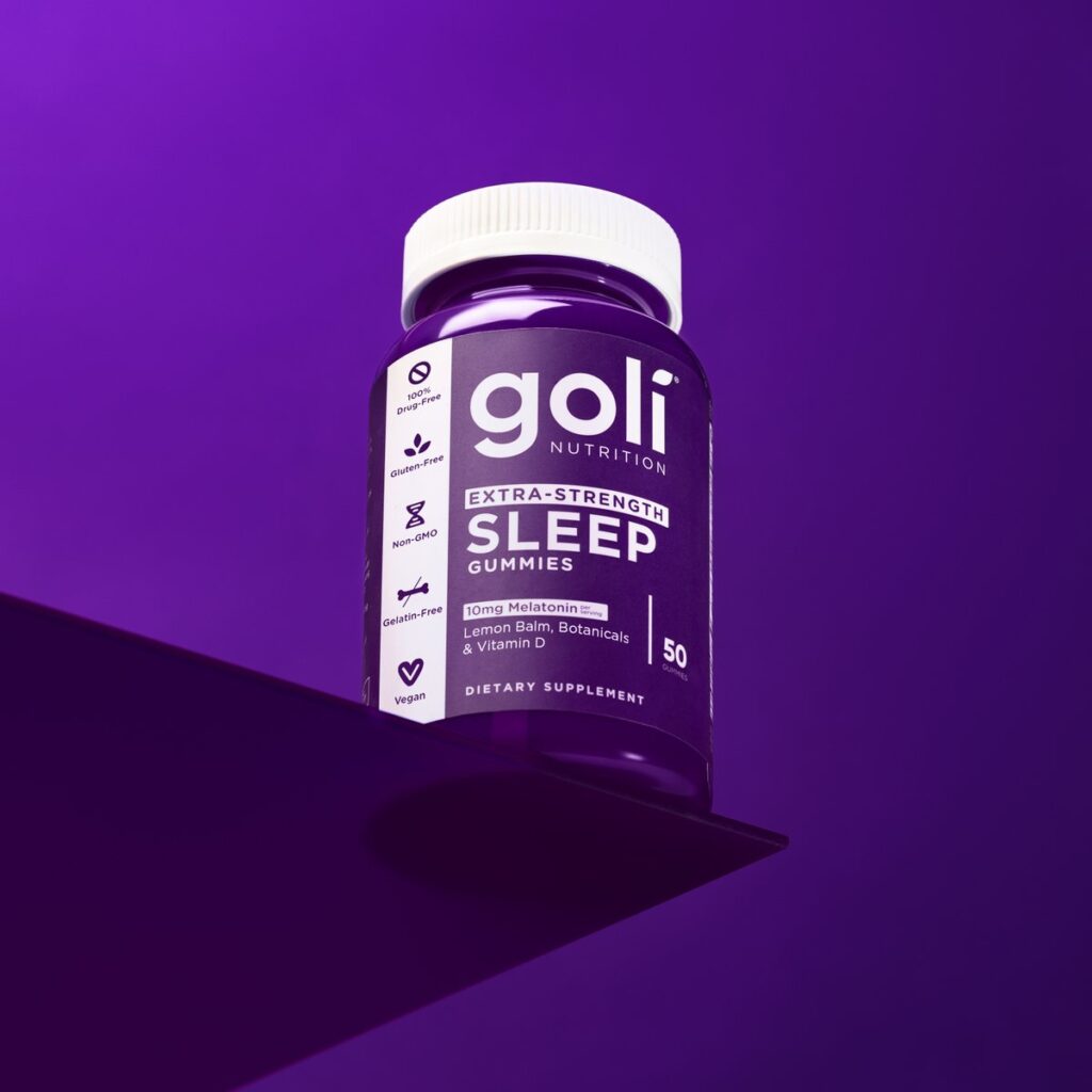 Goli Extra Strength - Deep Sleep Goli Extra Strength Sleep gummies with 10mg Melatonin for a deep Goli Gummy Stack reset.